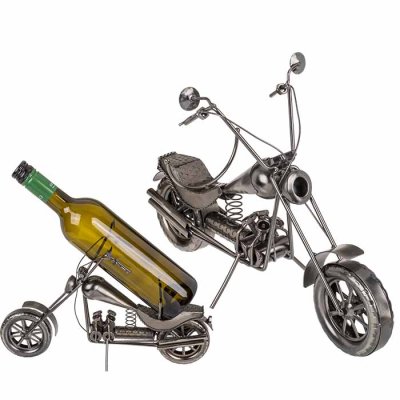 Wine bottle holder Biker