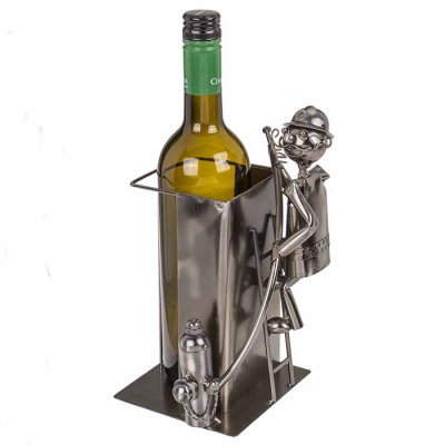Wine bottle holder Fireman
