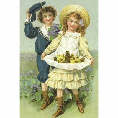 Vintage Post card Easter