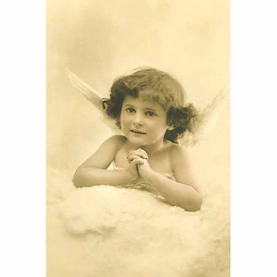 Vintage Post card Angel girl