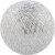 Cotton Ball silvered white