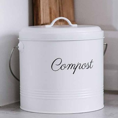 Compost bin white