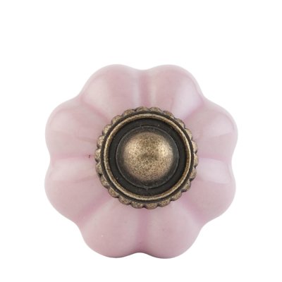Door knob flower pink