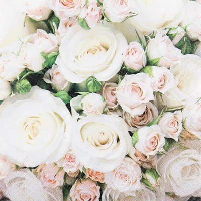 Napkin Romantic Roses