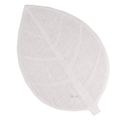 Place mat Leaf white