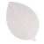 Place mat Leaf white
